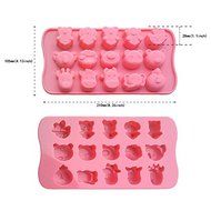 Silicone Mold 15-Hole LOVE Cartoon Cake Mold / Chocolate Mold