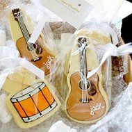 Stainless Steel Guitar Shape Cookie Cutter Cake Baking Mold shopping N4