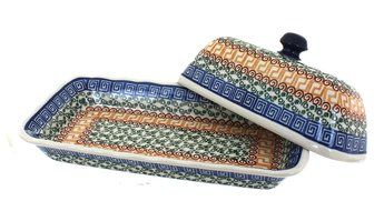 Polish Pottery Athena Butter Dish N2