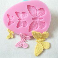 Butterfly Fondant and Gum Paste Silicone Resin Clay Molds Baking Molds Cake Decoration N2