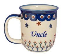 New Polish Pottery 12oz Mug - WUJEK, UNCLE N2