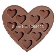 Lovely Hearts Silicone Cake Cookie Chocolate Decorating Mold Mould Ice Cube Tray Maker New N2