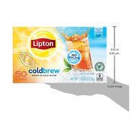 Lipton Black Iced Tea Bags, Cold Brew, Unsweetened 50 ct N2
