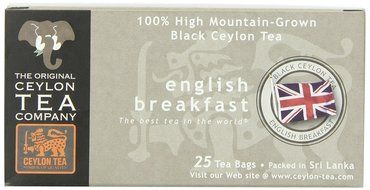 The Original Ceylon Tea Company, English Breakfast Tea, 25-Count Tea Bags (Pack of 6) N4