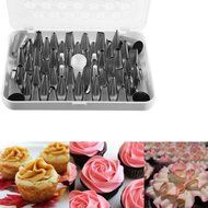 52Pcs Icing Piping Nozzle Bag Cake Decorating Sugarcraft Pastry Tip Tool Set Cake Tools N2