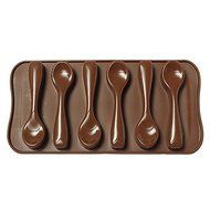 Silicone Chocolate Decorating Baking Mould Spoon Shape Cake Mold Fondant Pastry Moulds shopping N2
