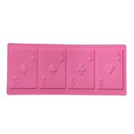 Wocuz W0291 Poker Shaped Silicone Chocolate Fondant Candy Mold DIY Cake Decorating N2