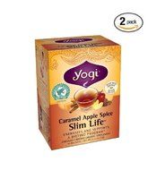 Yogi Caramel Apple Spice Slim Life Tea, 16 Tea Bags, 1.12 Ounce N2