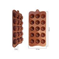Circle Shape Chocolate Silicone Mold Baking Cake Decoration N2