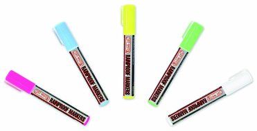 Chef-Master Rain Proof Markers 5 Markers in Pack