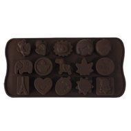 Chocolate Cake Cookie Baking Silicone Mould Mold Ice Cube Tray
