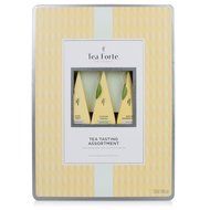 Tea Fort&eacute; Large Tin Sampler Gift Assortment with 15 Handcrafted Pyramid Tea Infusers - Black Tea, Green Tea, White... N2