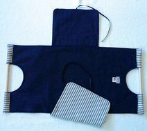 Navy Stripe 9x13 Casserole Carrier, Can be Personalized, Free Shipping - Nautical Kitchen Cooking Gift, Made in... N6