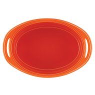 Rachael Ray Stoneware 18-Ounce Mini Oval Casserole, Orange N2