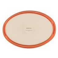 Rachael Ray Stoneware 18-Ounce Mini Oval Casserole, Orange N3
