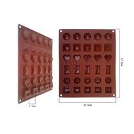 Mix Pattern Shape Chocolate Silicone Mold Baking Cake Decoration Mould N2