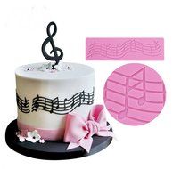 Joinor Silicone Lace Mat Cake Decoration Pad Music Decoration Mat Color Pink