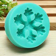 Silicone Snowflake Fondant Cake Mold Christmas Cake Tool N3
