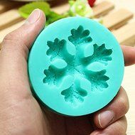 Silicone Snowflake Fondant Cake Mold Christmas Cake Tool N4
