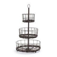 Sur La Table Madeline Three-Tier Standing Basket