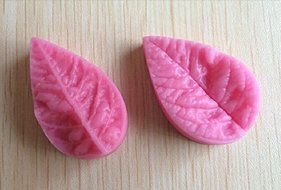 HSE Leaf Shaped Silicone Press Mold Cake Decoration Fondant Cake 3D Food Grade Silicone Mould-3