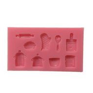 Yunko Kitchenware Ruffoni Shape Chocolate Silicon Mold Candy Fondant DIY Cake Decoration N2