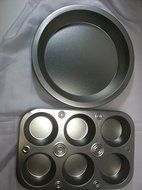 Bakeware Set Toaster Oven Kitchenware Cookware Baking Cooking Pans (2, Gray) N3