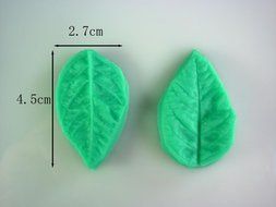 2pcs leaf shape silicone soap mold,Fondant Cake Decorating styling Tools, bakeware,cooking tools kitchen accessories N2