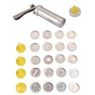 Gacube Polymer Clay Sugarcraft Extruder Craft Gun Tool Kit Set + 20 Discs + 4 Nozzles N2