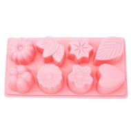 Aimeart Bakeware Silicone Heatproof 8 Flower Cavity Cake Chocolate Pudding Mold N2