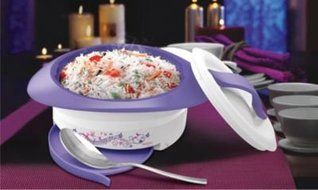 Milton Novel 2500 Hot Pot Keep Warm/Cold Insulated Casserole with Stainless Steel Insert and Spoon Holder, 1000ml...