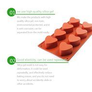 Silicone Mini Donut Pan, Ayamaya 100% Food Grade Non-stick Flexible Mini Doughnut Making Pan Mini Cake Pan Biscuit... N5