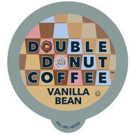 Double Donut&nbsp;Vanilla Bean&nbsp;Flavored Coffee, in Recyclable Single Serve Cups for Keurig K-Cup Brewers, 24 Count