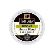 Peet's Coffee &amp; Tea Coffee Decaf House Blend K-Cup Portion Pack for Keurig K-Cup Brewers, 88 Count