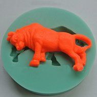 Bull 3D Silicone Cake Mold Chocolate Fondant Mould N5