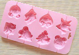 HSE High-temperature Animals lollipop mold silicone cake mold chocolate mold cartoon N2