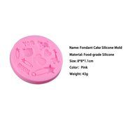 IVYRISE Silicone Cake Mould Decoration Non Stick Fondant Cookie Baking Mold DIY Soap Molds Pan N42