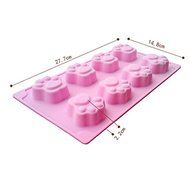 8 Hole Paws Silicone Cake Mold Design Mould For Soap,Candy,Chocolate,Ice,Cake