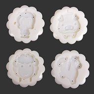 12 Zodiac Moon Cake Mold Hand Pressure Mould Baking Utensils N4
