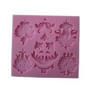 Palace Reliefs Flame Collection Fondant Mold Silicone Sugar Craft Molds DIY Cake Decorating