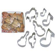 Musical Tin Cookie Cutter 7 Pc Set L1876