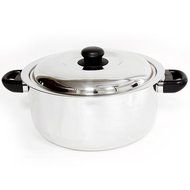 MATBAH Stainless Steel Hot Pot Insulated Food Server Casserole, 3.75-Liter/3.96-Quart