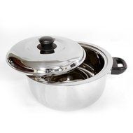MATBAH Stainless Steel Hot Pot Insulated Food Server Casserole, 3.75-Liter/3.96-Quart N2