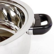 MATBAH Stainless Steel Hot Pot Insulated Food Server Casserole, 3.75-Liter/3.96-Quart N3