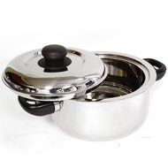 MATBAH Stainless Steel Hot Pot Insulated Food Server Casserole, 3.75-Liter/3.96-Quart N5