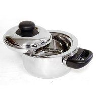 MATBAH Stainless Steel Hot Pot Insulated Food Server Casserole, 3.75-Liter/3.96-Quart N7
