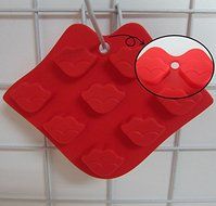 Lariy 8 Holes Creative Kitchen DIY Lips Jelly Chocolates Cakes Mold Silicone Mould N2