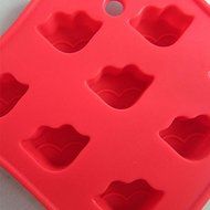 Lariy 8 Holes Creative Kitchen DIY Lips Jelly Chocolates Cakes Mold Silicone Mould N4