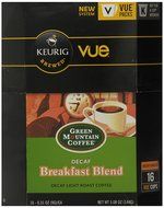 Green Mountain Coffee Breakfast Blend Decaf, Vue Packs for Keurig Vue Brewers (32 Count) N3