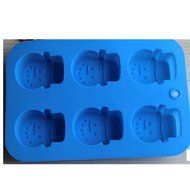 EVTECH(TM) Snowman Style Silicone Gel Non Stick Cake Bread Mousse Biscuit Ice Pudding Mold Chocolate Jelly Candy... N2
